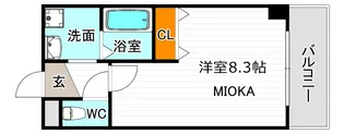 ドミールアプリコット【3階】の間取り