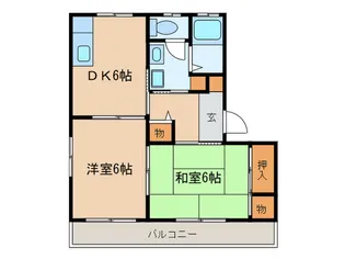 サニ-ハイツA棟【2階】の間取り