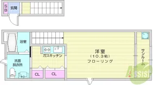 アシェイドサクラ【2階】の間取り