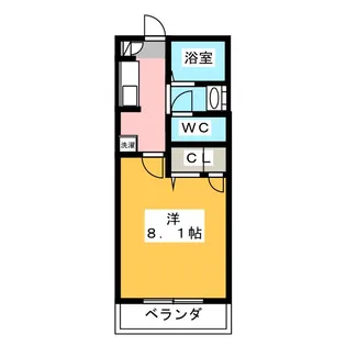 ジュネス下落合【1階】の間取り