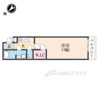 フジパレス立花サウス【1階】の間取り