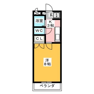 シャルムF.M【3階】の間取り