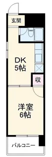 フジマンション九品町【5階】の間取り