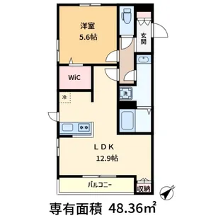 アイリス【3階】の間取り