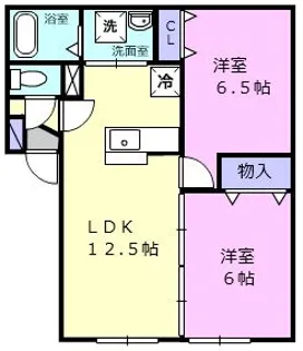 グランドソレイユ【1階】の間取り