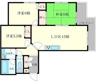 アビタグランデ【2階】の間取り