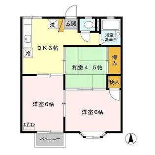 レイクヒルズ373 A【1階】の間取り