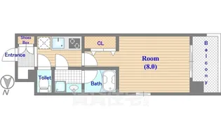 スカイコートパレス錦糸町【10階】の間取り