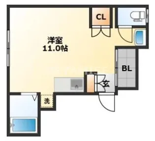 リベーレ矢の平【2階】の間取り