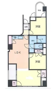 ヤスヒラビル【2階】の間取り