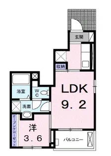 シャーロットI【3階】の間取り