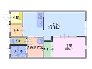 エルモンテ【1階】の間取り
