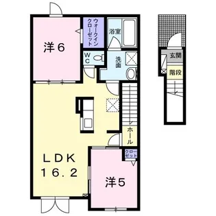 ドルチェII【2階】の間取り