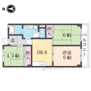 サーティ西尾【1階】の間取り