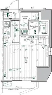 PREMIUMCUBE駒込【6階】の間取り