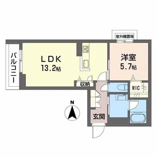 天神山パークメゾン【3階】の間取り
