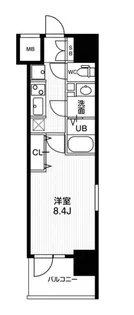 エヌ-ステージ八王子【10階】の間取り