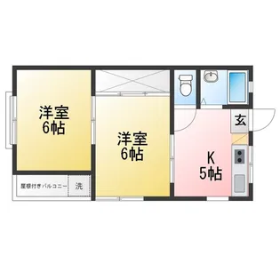 サンハイツ【1階】の間取り