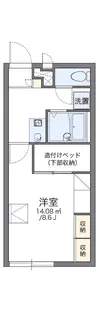 レオパレスJOHNAN【1階】の間取り