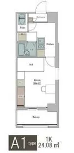 エルプレイス横浜青木町【2階】の間取り