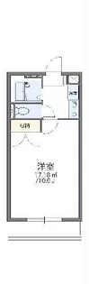 レオパレス深田【3階】の間取り