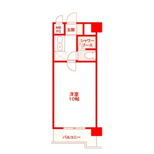 スミノ藤沢【6階】の間取り