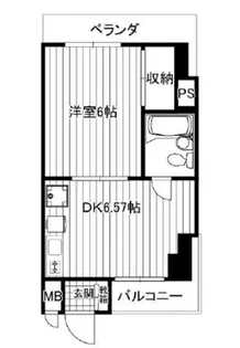 アービラ京浜蒲田【4階】の間取り