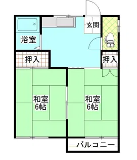 コーポラスSAWA【1階】の間取り