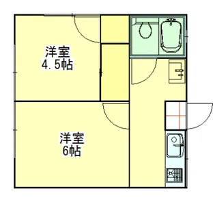 コーポみずき【2階】の間取り