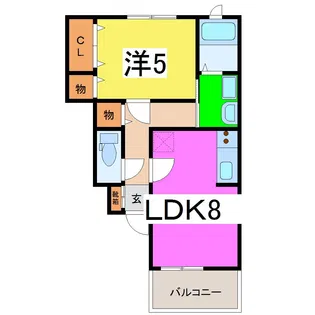 reliance【1階】の間取り