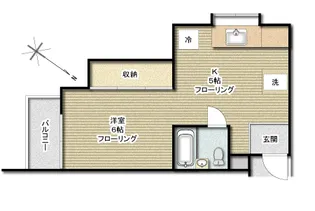 東京都世田谷区岡本2【マンション】の間取り