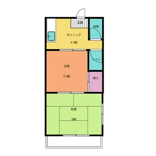 本陣ハイツ【2階】の間取り
