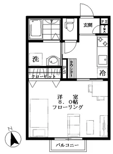 フォレストコート【1階】の間取り