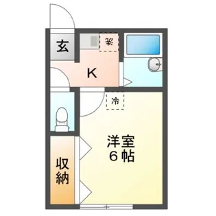 フェリシア市川【1階】の間取り