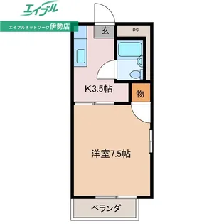 バイエルン【2階】の間取り