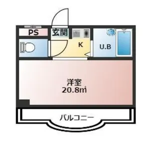 三景マンション【1階】の間取り