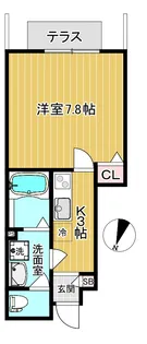 Belle Lead 松原【1階】の間取り