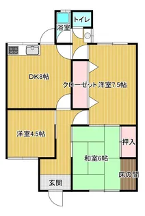 愛媛県新居浜市北内町2【一戸建】の間取り