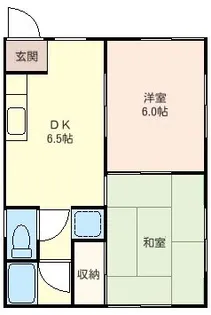 メゾン四季【1階】の間取り