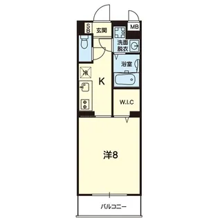サンライト月出【1階】の間取り