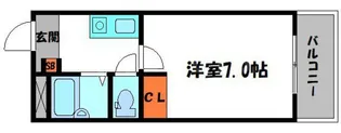 メゾンアバンテ【1階】の間取り