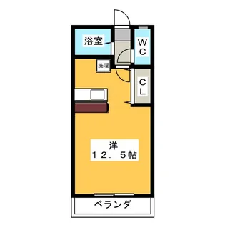 シェルクレールT【1階】の間取り