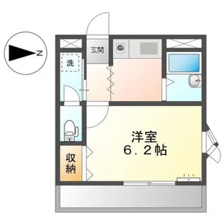 1Kの間取り画像