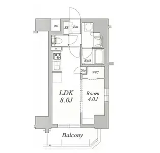 プレサンスグラン本山駅前【10階】の間取り