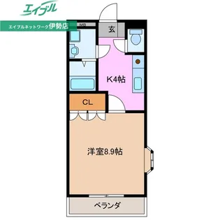 クレアコート【1階】の間取り