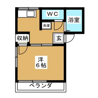 コーポ井上【1階】の間取り