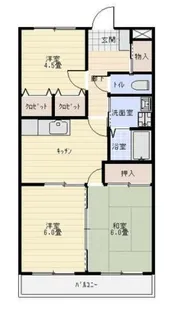 ドリームヒルズ【1階】の間取り