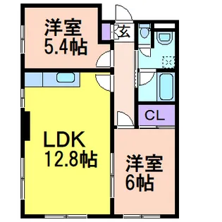 栃木県鹿沼市戸張町【マンション】の間取り
