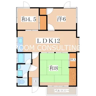 鹿児島県鹿児島市武岡4【マンション】の間取り