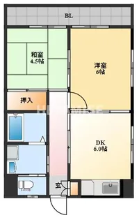 シルキーホームズ【5階】の間取り